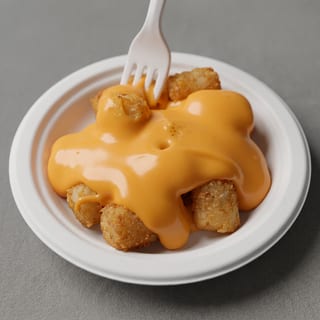Tater Tots with Cheez Whiz