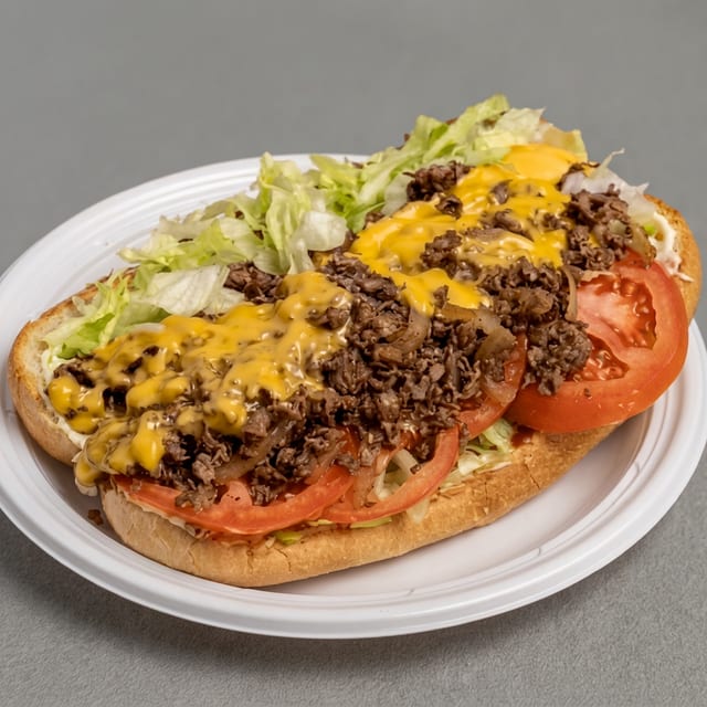 The Original Cheese Steak Sub.
