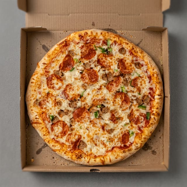 Classic Deluxe Pizza.