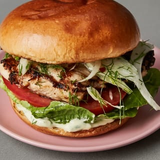 Grilled Chicken with Cheese Sandwich