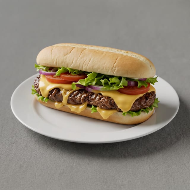 Cheeseburger Sub.