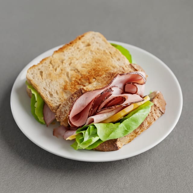 Ham and Cheese Sandwich.
