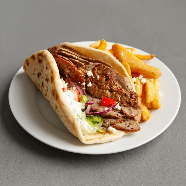 Gyro on Pita.