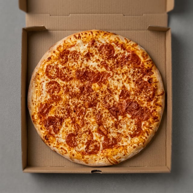 Pepperoni Packed Pizza.